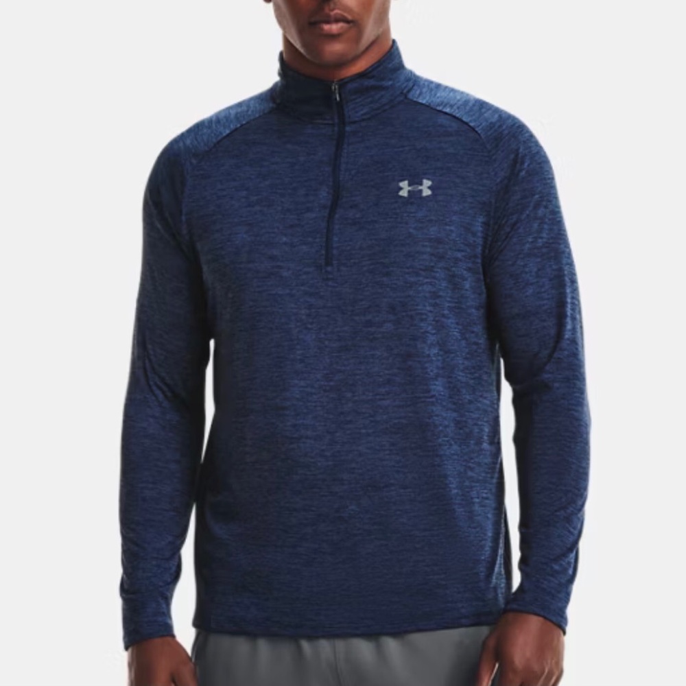 Under Armour ~ 1/2 Zip ~ XL ~ Dark Blue Heather ~ NWOT